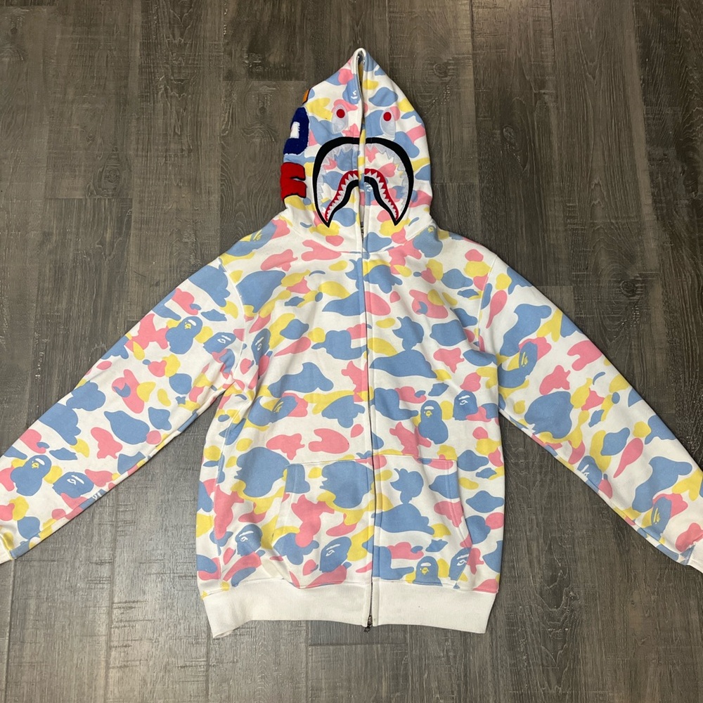 Bape multicamo full zip